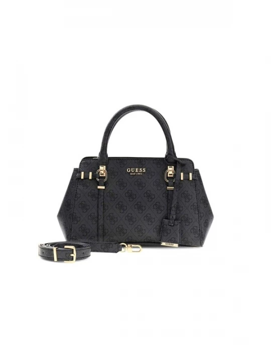 Foto van product GUESS Handtas 'Leona Logo Sml Mlti Comp Stchl' donkergrijs