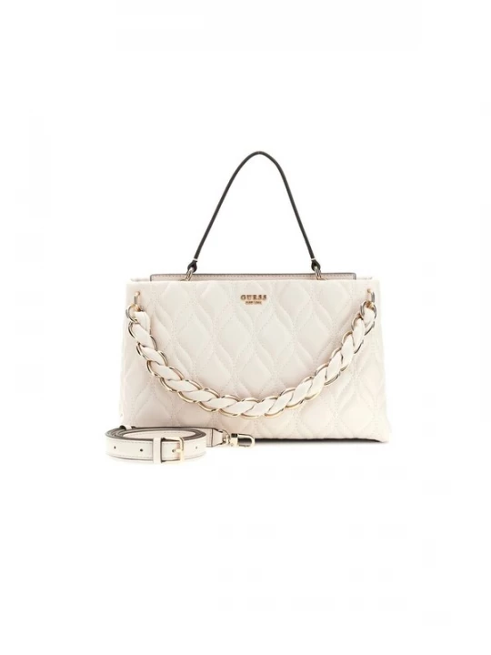 Foto van product GUESS Handtas 'Maxine 2 Comp Satchel' offwhite