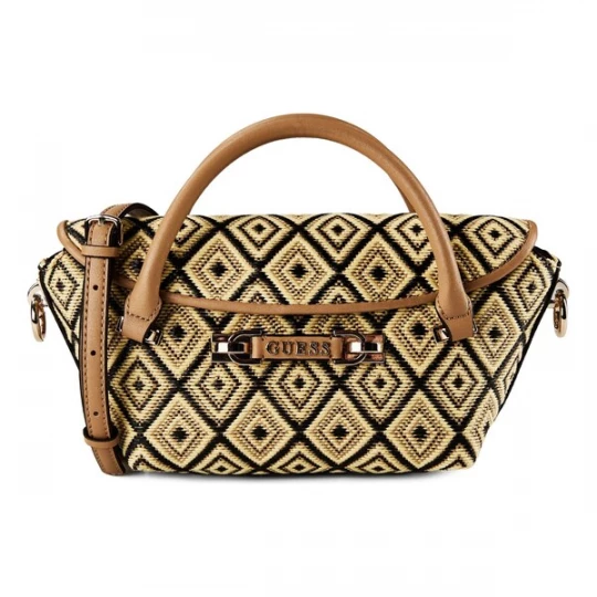 Foto van product GUESS Handtas 'Sophia' beige / lichtbruin / zwart