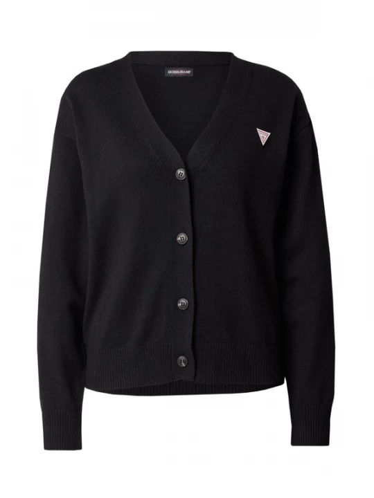 Foto van product GUESS JEANS Gebreid vest zwart