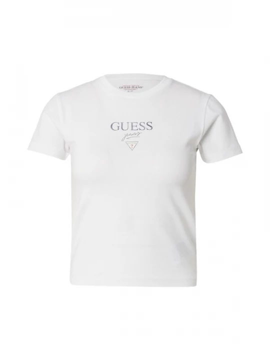 Foto van product GUESS JEANS Shirt 'BABY BAKER' navy / groen / grenadine / wit