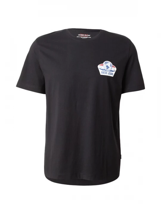 Foto van product GUESS JEANS Shirt blauw / zwart / wit
