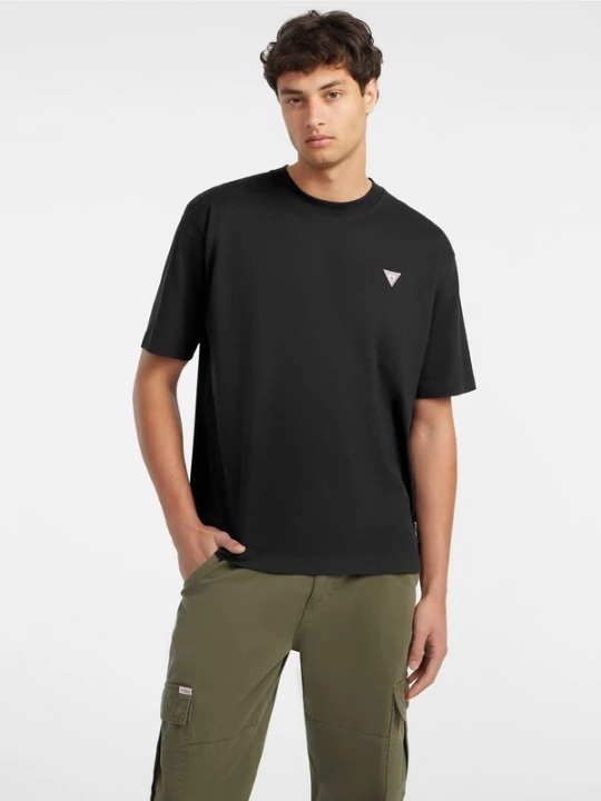 Foto van product GUESS JEANS Shirt bloedrood / zwart / wit