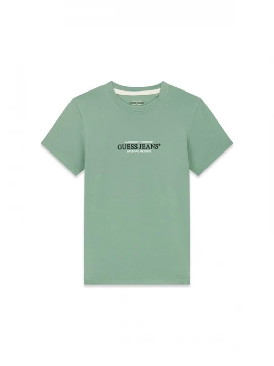 Foto van product GUESS JEANS Shirt groen / zwart / wit