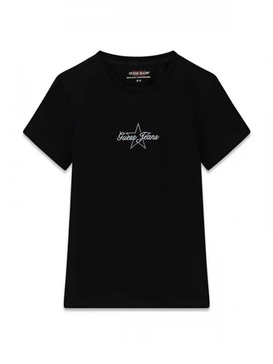 Foto van product GUESS JEANS Shirt lichtblauw / zwart
