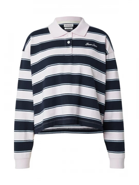 Foto van product GUESS JEANS Shirt navy / lichtblauw / wit