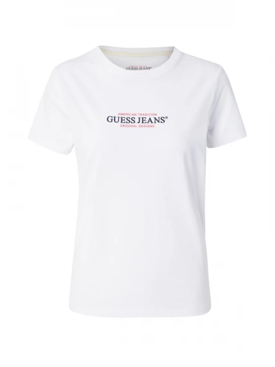 Foto van product GUESS JEANS Shirt rood / zwart / wit