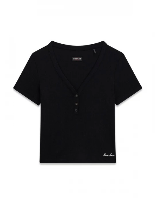 Foto van product GUESS JEANS Shirt zwart / wit
