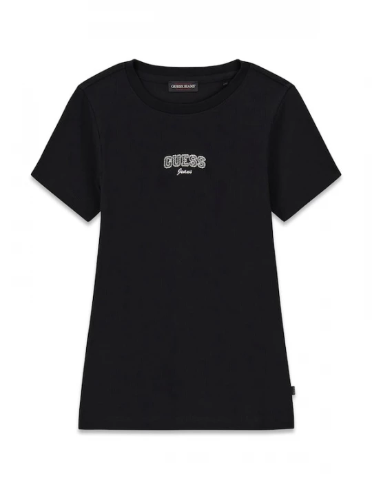 Foto van product GUESS JEANS Shirt zwart / wit