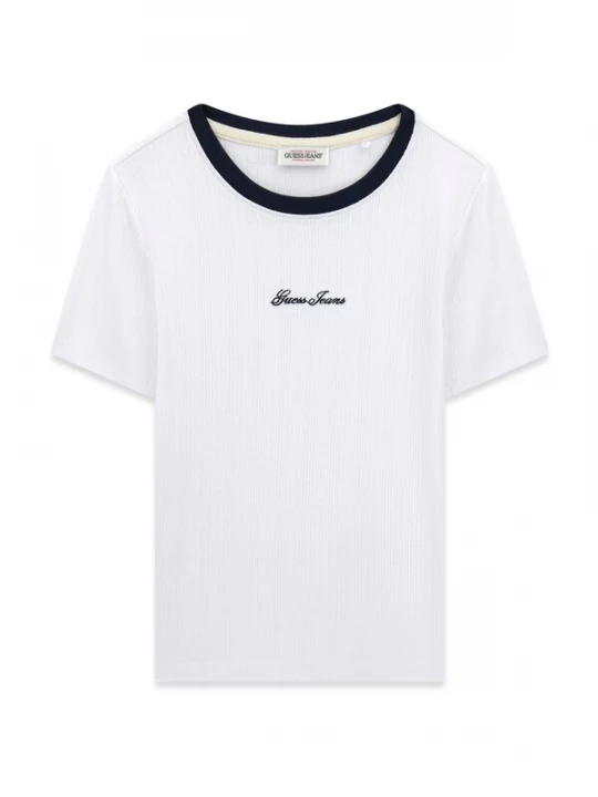 Foto van product GUESS JEANS Shirt zwart / wit