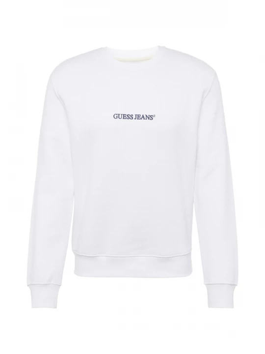 Foto van product GUESS JEANS Sweatshirt donkerblauw / wit