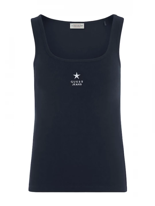 Foto van product GUESS JEANS Top nachtblauw / wit