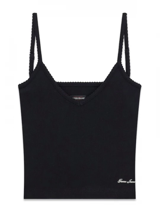 Foto van product GUESS JEANS Top zwart / wit