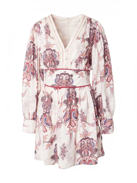 Foto van product GUESS Jurk 'CATHERINE' donkerblauw / magenta / rosé / bordeaux