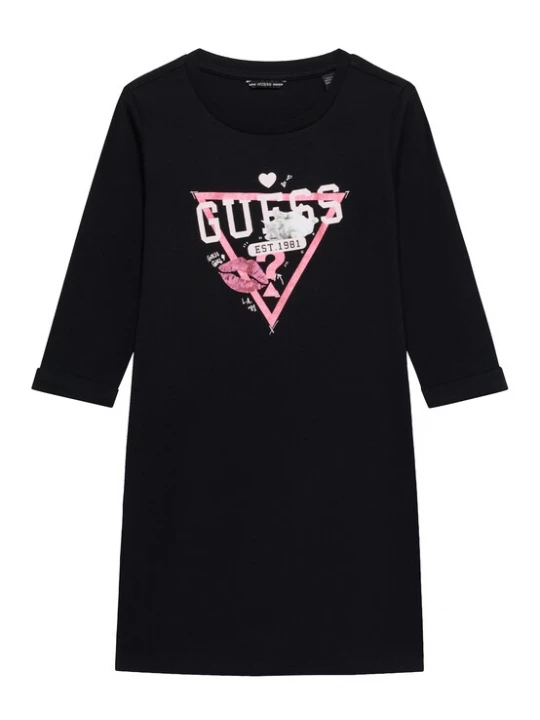 Foto van product GUESS Jurk lichtroze / zwart / wit