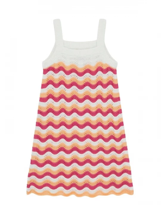 Foto van product GUESS KIDS Jurk 'GUESS KIDS SL CROCHET DRESS ABITO' gemengde kleuren