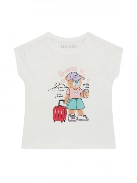 Foto van product GUESS KIDS Shirt 'BATWING SS T-SHIRT' parelwit