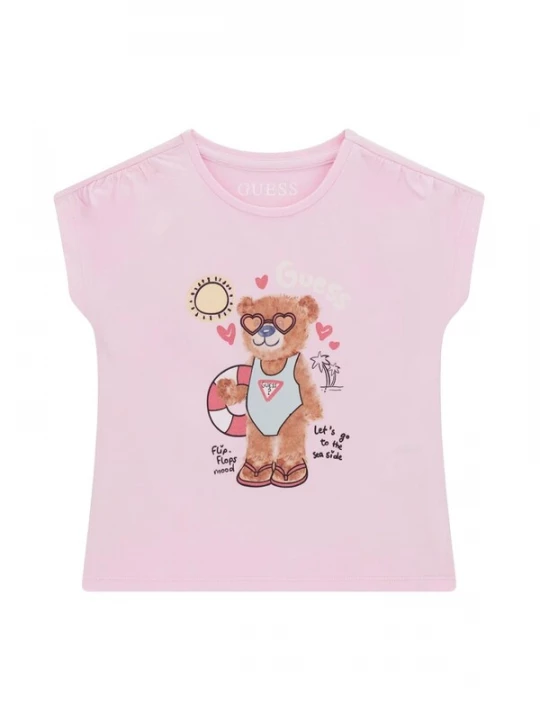 Foto van product GUESS KIDS Shirt 'BATWING SS T-SHIRT' rosa