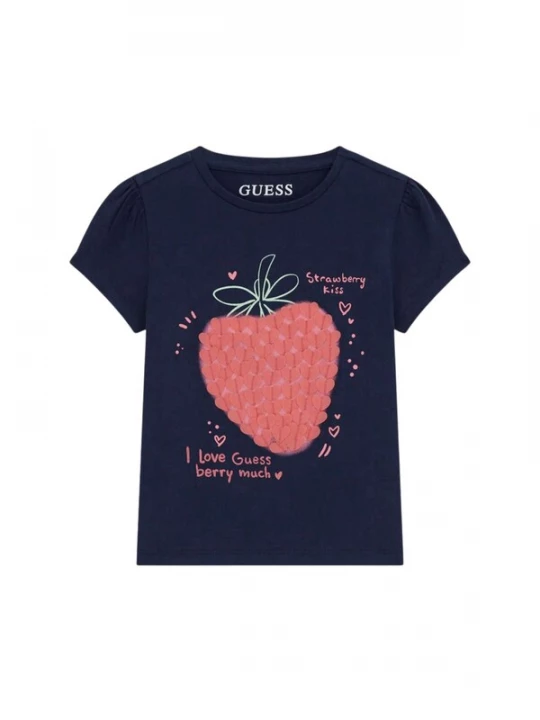 Foto van product GUESS KIDS Shirt 'GUESS KIDS SS T-SHIRT T-SHIRT' blauw
