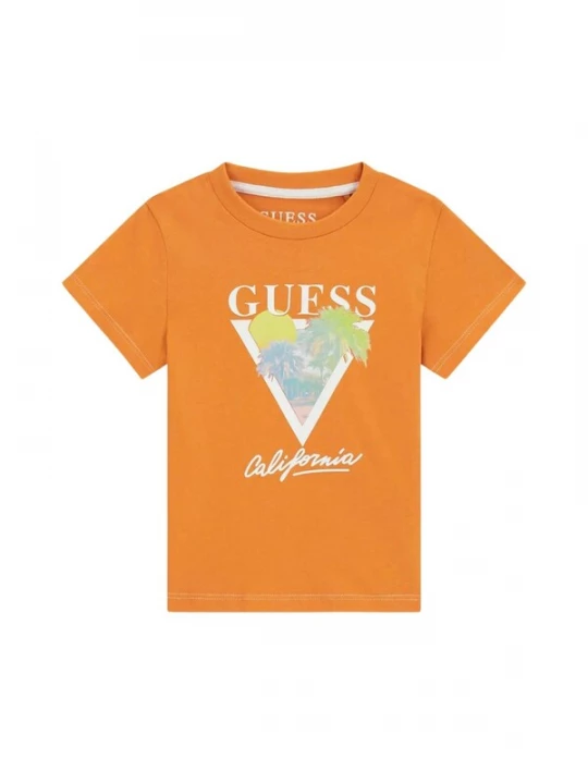 Foto van product GUESS KIDS Shirt 'GUESS KIDS SS T-SHIRT T-SHIRT' oranje
