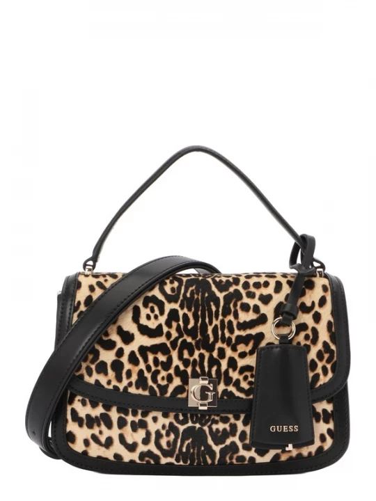 Foto van product GUESS Schoudertas 'AUDREY' cappuccino / zwart