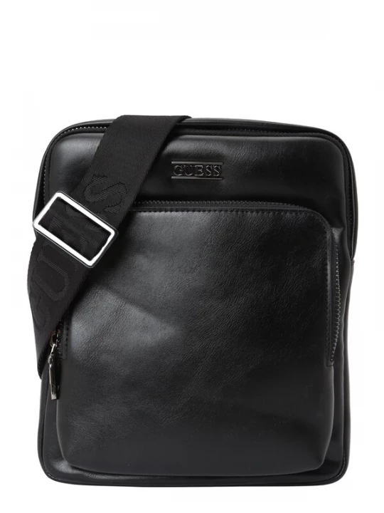 Foto van product GUESS Schoudertas 'BOSTON CROSSBODY FLAT' zwart