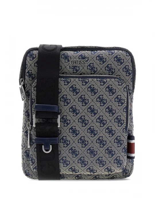 Foto van product GUESS Schoudertas 'Boston' donkerbeige / marine