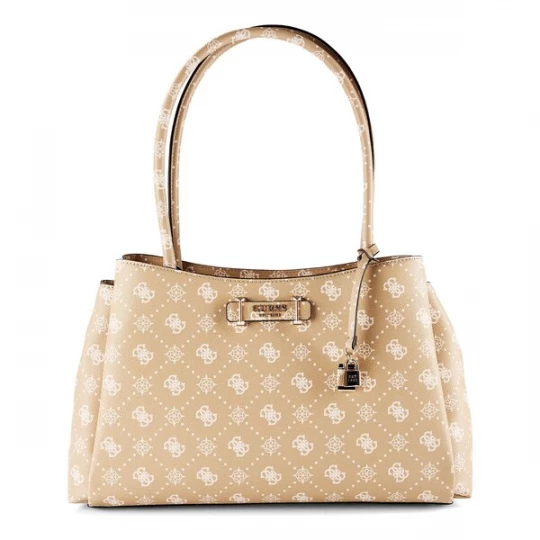 Foto van product GUESS Schoudertas 'Carrie' brokaat / wit