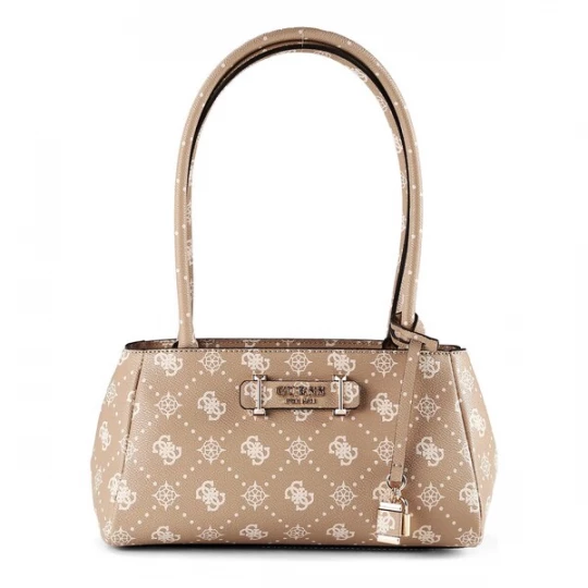 Foto van product GUESS Schoudertas 'Carrie' taupe / wit