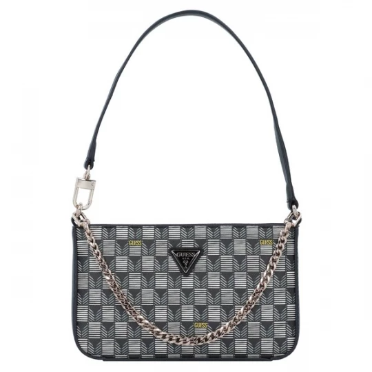 Foto van product GUESS Schoudertas 'G Wave II' zwart / wit