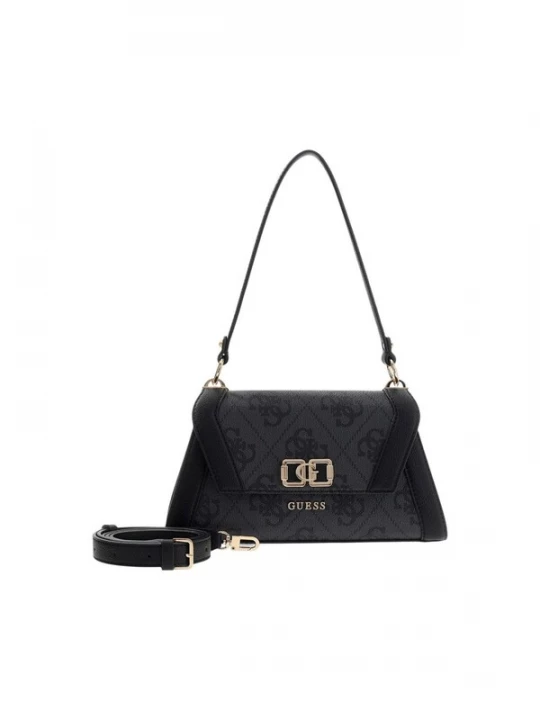 Foto van product GUESS Schoudertas 'KARNILLA LOGO FLAP SHLDR BAG HWOS99 01190' antraciet