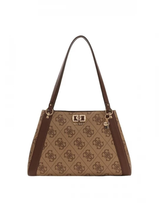 Foto van product GUESS Schoudertas 'KARNILLA LOGO GFRIEND CARRYALL HWOS99 01220' donkerbeige