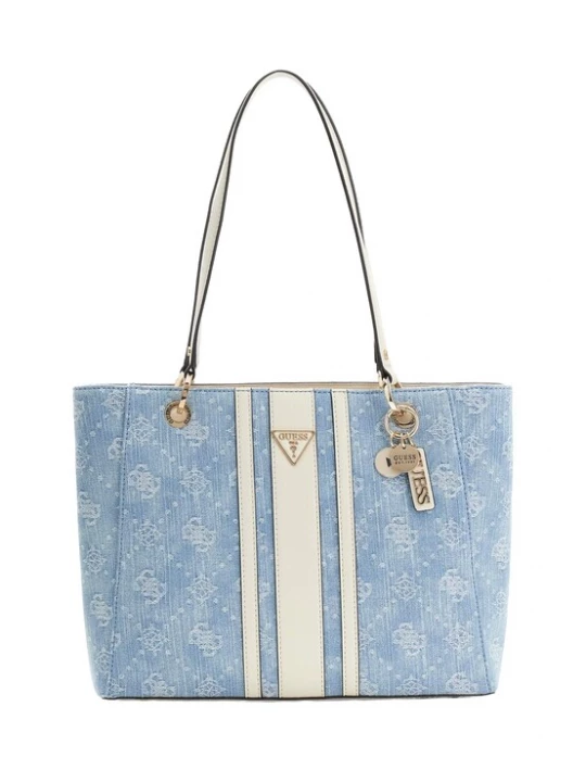 Foto van product GUESS Schoudertas 'Noelle II' crème / pastelblauw / lichtblauw