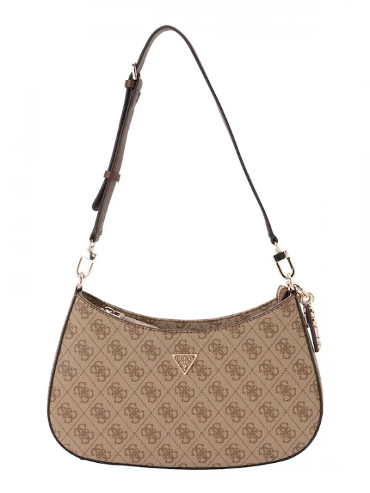 Foto van product GUESS Handtas 'NOELLE II TOP ZIP SHOULDER BAG' bruin / lichtbruin