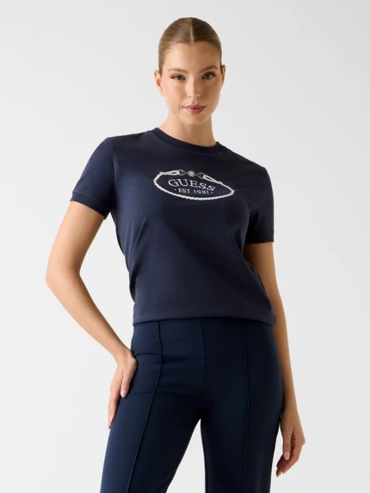Foto van product GUESS Shirt blauw / wit