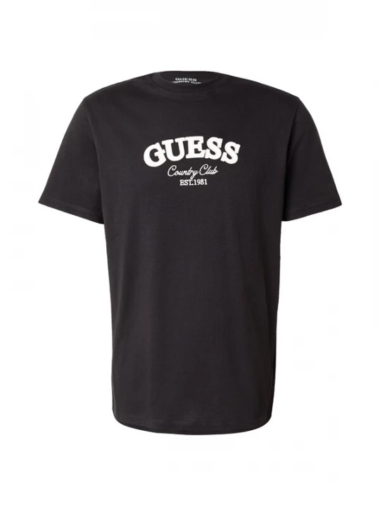 Foto van product GUESS Shirt 'COUNTRY CLUB' nude / zwart / wit