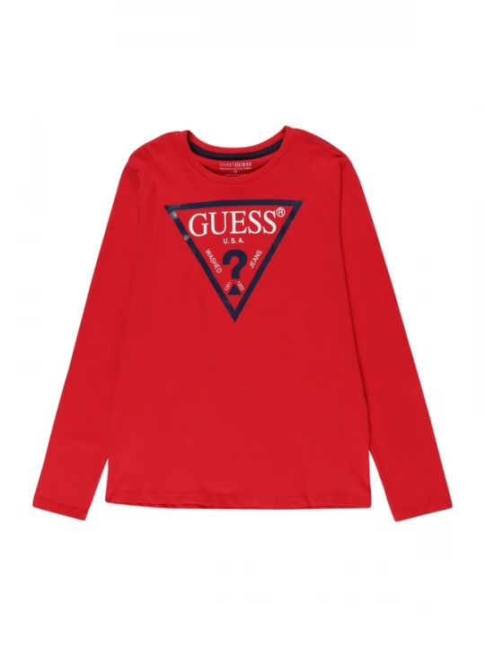 Foto van product GUESS Shirt donkerblauw / rood / wit