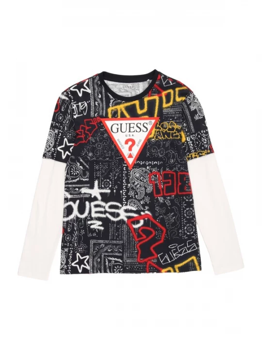 Foto van product GUESS Shirt gemengde kleuren