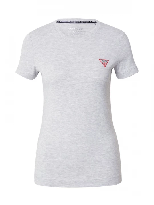 Foto van product GUESS Shirt grijs gemêleerd / rood
