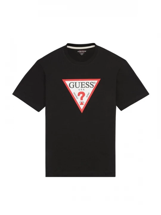Foto van product GUESS Shirt ' ICONIC' rood / zwart / wit