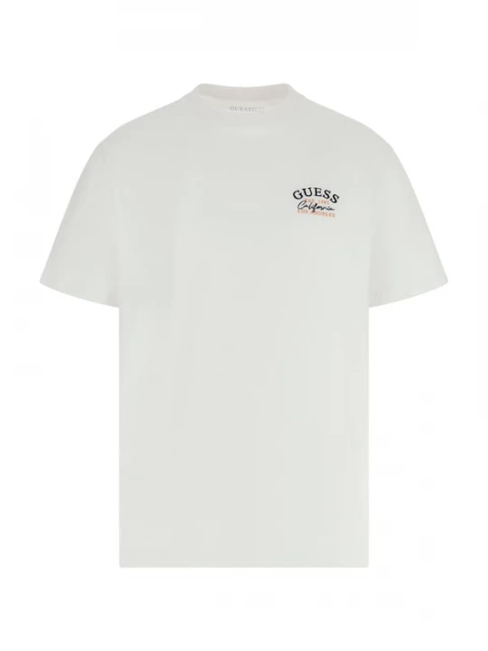 Foto van product GUESS Shirt 'LEMON CIRCLE' oranje / zwart / offwhite