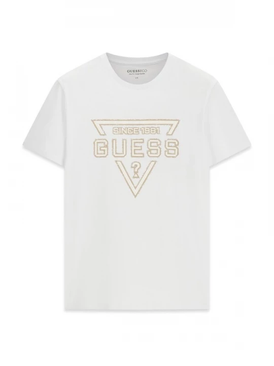 Foto van product GUESS Shirt lichtgeel / wit