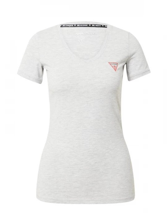Foto van product GUESS Shirt lichtgrijs / rood / zwart / wit