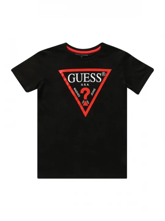 Foto van product GUESS Shirt lichtrood / zwart / wit