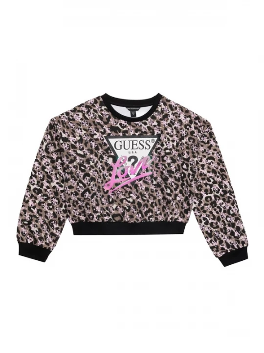 Foto van product GUESS Shirt lila / zwart / wit