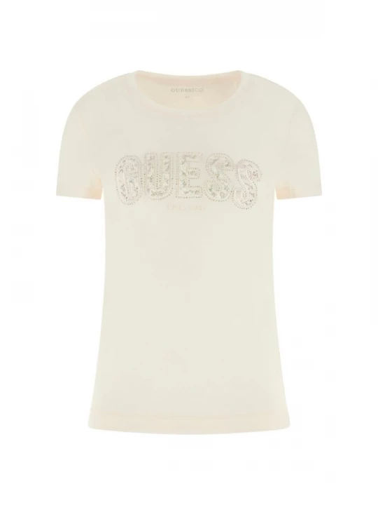 Foto van product GUESS Shirt 'Logo Lace' wit