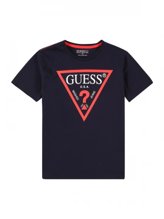 Foto van product GUESS Shirt marine / rood / wit