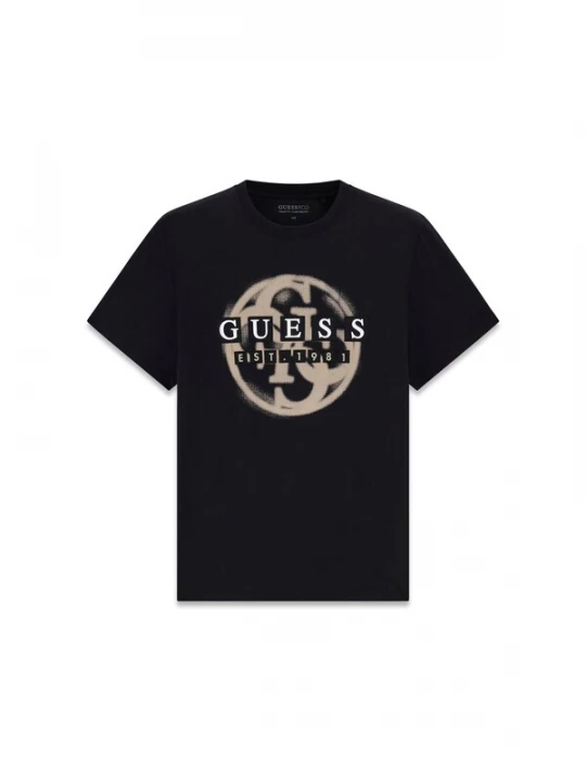 Foto van product GUESS Shirt mokka / zwart / wit
