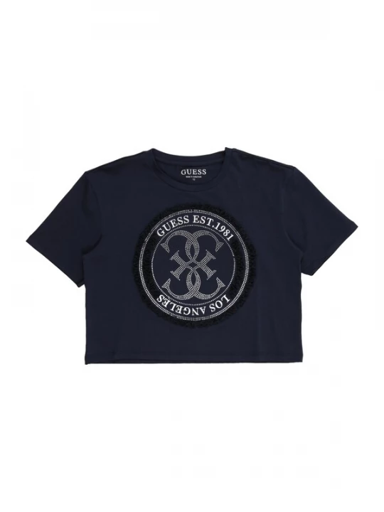 Foto van product GUESS Shirt nachtblauw / wit