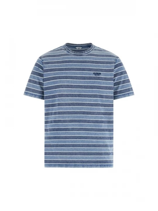 Foto van product GUESS Shirt navy / lichtblauw / zwart / wit